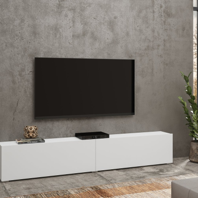 Televizní stolek BONA - bílý / wotan