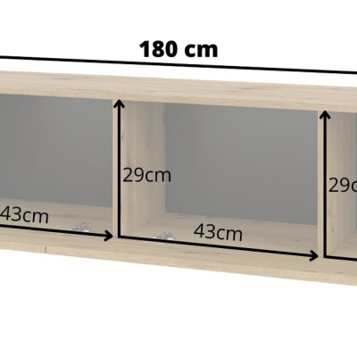 Televizní stolek BONA - dub artisan