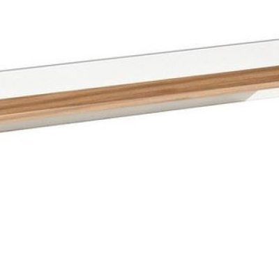 Závěsná police PADBORG 2 - borovice andersen / dub nash