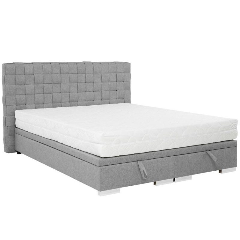 Kontinentální manželská postel 160x200 EUTIN 2 - šedá
