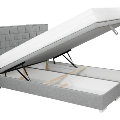 Kontinentální manželská postel 180x200 EUTIN 2 - šedá