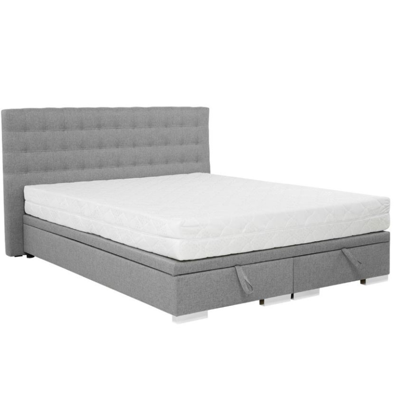 Kontinentální manželská postel 140x200 EUTIN 1 - šedá