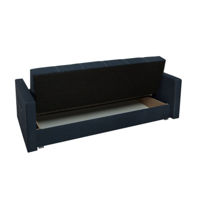 Trojmístná pohovka TIELEN - tmavá šedá