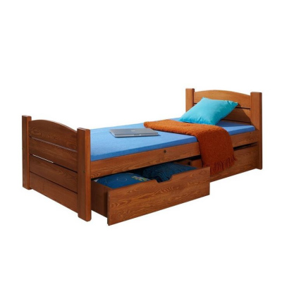 Jednolůžková postel 90x200 BRILON - olše