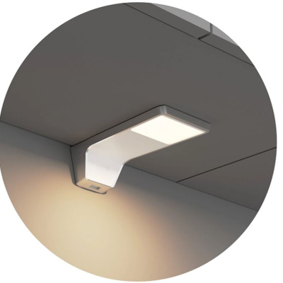 Kuchyňská linka s LED osvětlením 120/180 cm KELSIE - dub artisan / šedá