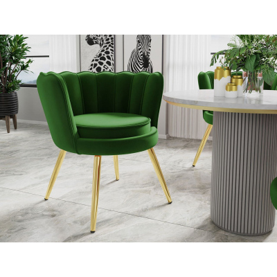 Křeslo LANTAL - zelené