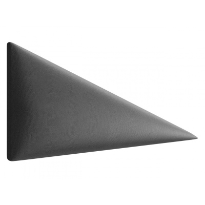 Čalouněný nástěnný panel ABRANTES 1 - levý trojúhelník, šedý