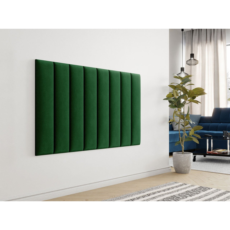 Čalouněný nástěnný panel 80x20 PAG - zelený