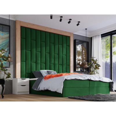 Čalouněný nástěnný panel 80x20 PAG - zelený