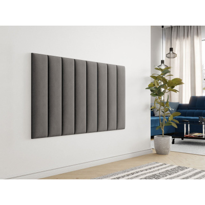 Čalouněný nástěnný panel 80x20 PAG - šedý