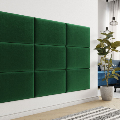 Čalouněný panel na zeď 70x40 PAG - zelený
