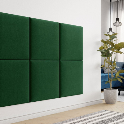 Čalouněný panel 60x60 PAG - zelený
