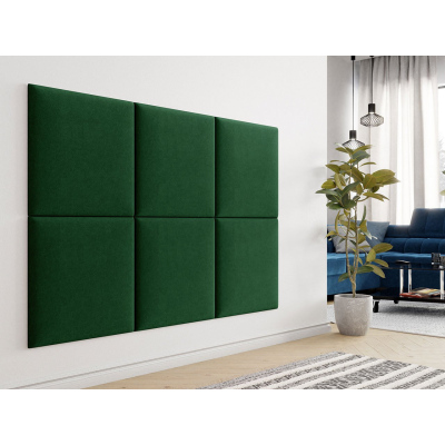 Čalouněný panel 60x60 PAG - zelený
