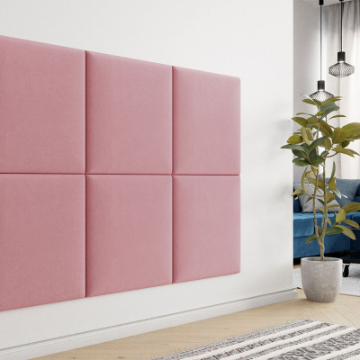 Čalouněný panel 60x60 PAG - růžový