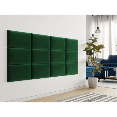 Čalouněný nástěnný panel 50x30 PAG - zelený