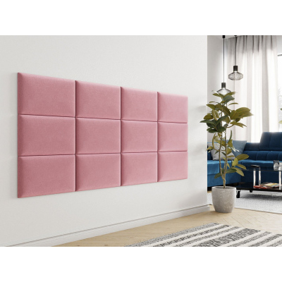 Čalouněný nástěnný panel 50x30 PAG - růžový