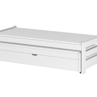 Dětská rozkládací postel EVONA - 80x180, bílá