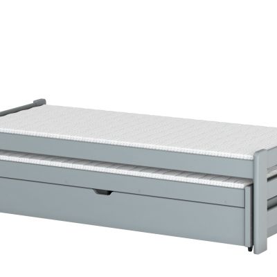 Dětská rozkládací postel EVONA - 80x200, šedá