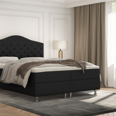 Elegantní postel LADY - 140x200, černá