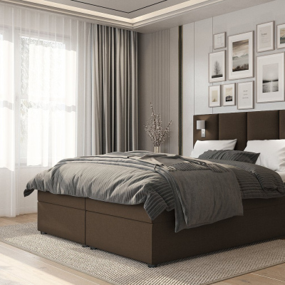 Americká postel ANDY - 120x200, hnědá