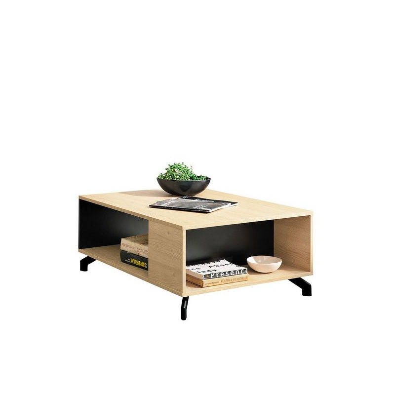 Moderní konferenční stolek HETTA - dub / černý