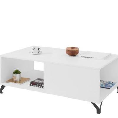 Konferenční stolek ROVARA - bílý