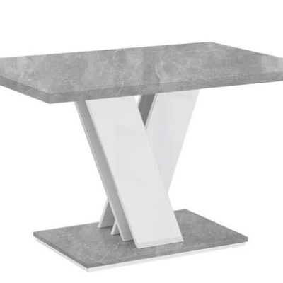 Konferenční stolek NAPUREN MINI - beton / bílý