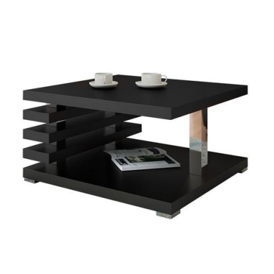 Moderní konferenční stolek STORO - lesklý černý