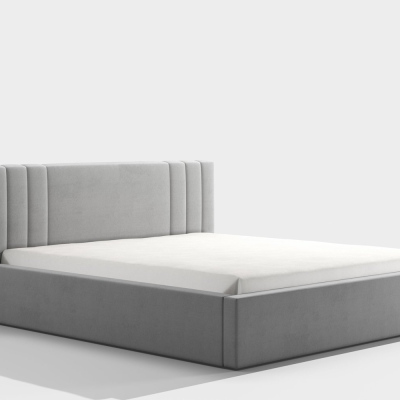 Manželská postel s úložným prostorem KATLIN - 160x200, béžová