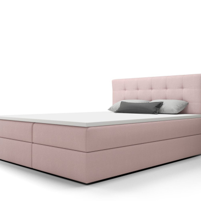 Moderní postel s úložným prostorem 180x200 STIG 5 - růžová