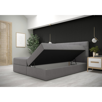 Moderní postel s úložným prostorem 180x200 STIG 5 - béžová