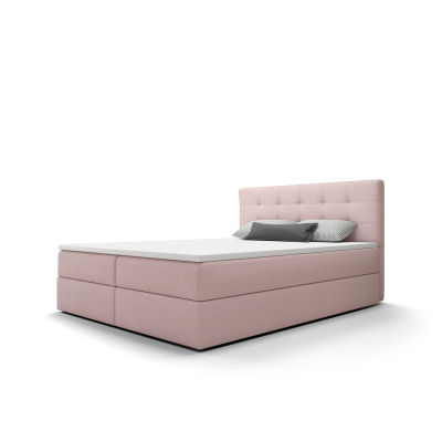 Moderní postel s úložným prostorem 160x200 STIG 5 - růžová
