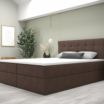 Moderní postel s úložným prostorem 160x200 STIG 5 - hnědá