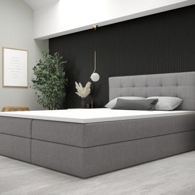 Moderní postel s úložným prostorem 160x200 STIG 5 - šedá