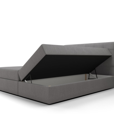 Moderní postel s úložným prostorem 160x200 STIG 5 - antracit