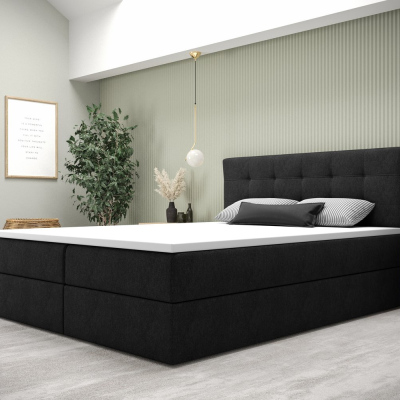 Moderní postel s úložným prostorem 140x200 STIG 5 - antracit