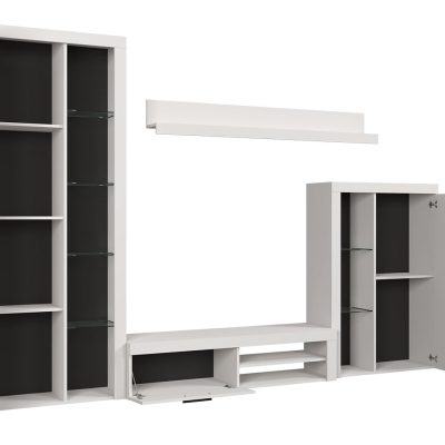 Moderní obývací stěna THISE - bílá