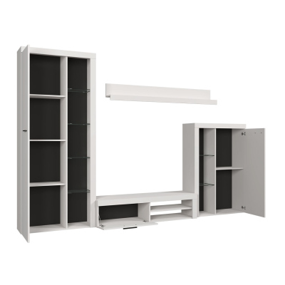 Moderní obývací stěna THISE - bílá