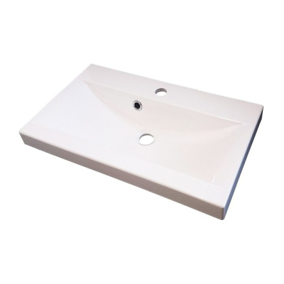 Koupelnový nábytek s umyvadlem SYKE 1 - bílý + sifon ZDARMA