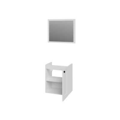 Koupelnový nábytek s umyvadlem SYKE 4 - šedý + sifon a baterie Platino ZDARMA