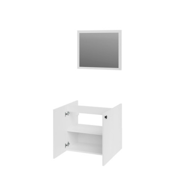 Koupelnový nábytek s umyvadlem SYKE 5 - bílý + sifon a baterie Platino ZDARMA