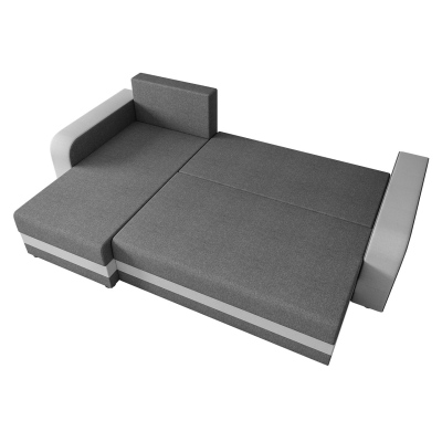 Rohová sedačka na každodenní spaní HORING - šedá / béžová