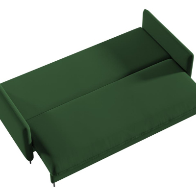 Trojmístná pohovka na každodenní spaní SKORPA - zelená