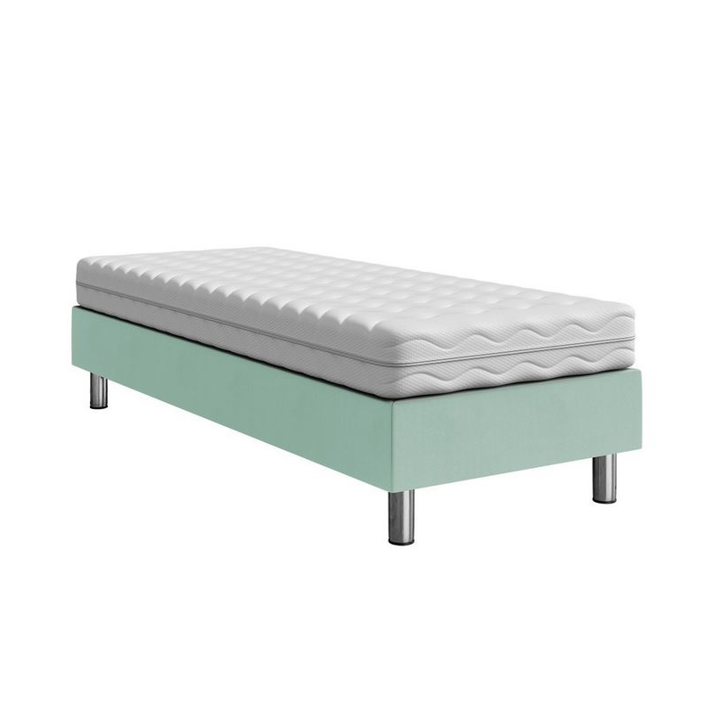 Čalouněná jednolůžková postel 120x200 NECHLIN 2 - mentolová