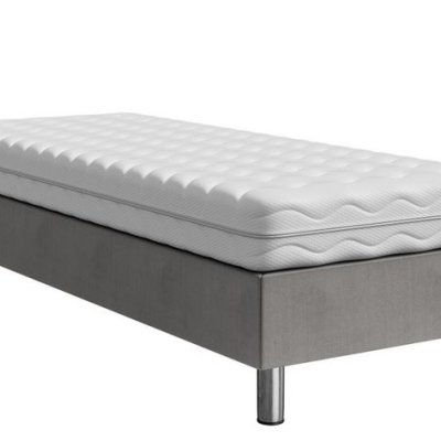 Čalouněná jednolůžková postel 120x200 NECHLIN 2 - šedá