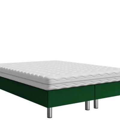 Čalouněná manželská postel 180x200 NECHLIN 2 - zelená