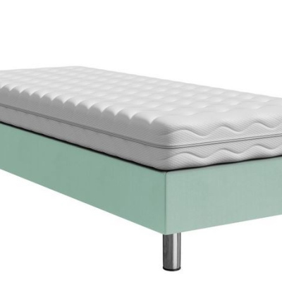 Čalouněná jednolůžková postel 80x200 NECHLIN 2 - mentolová