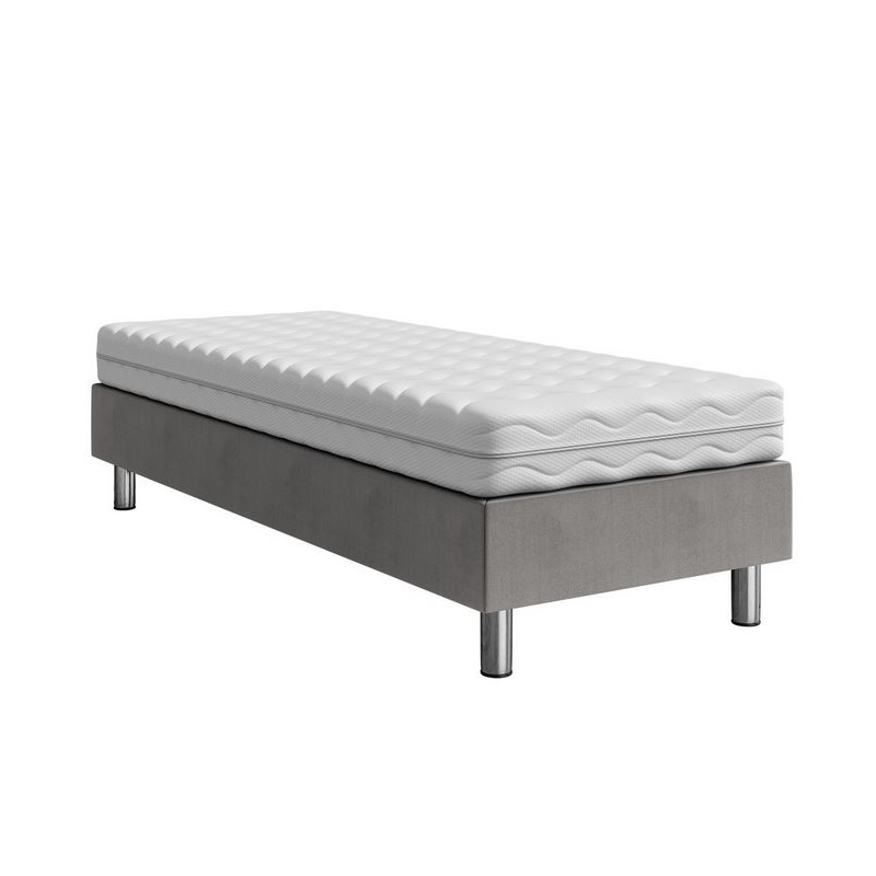Čalouněná jednolůžková postel 80x200 NECHLIN 2 - šedá