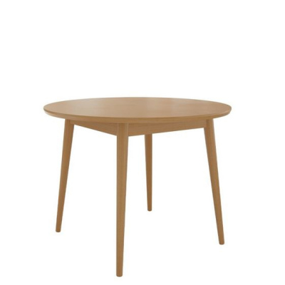 Kulatý jídelní stůl OLMIO - přírodní dřevo