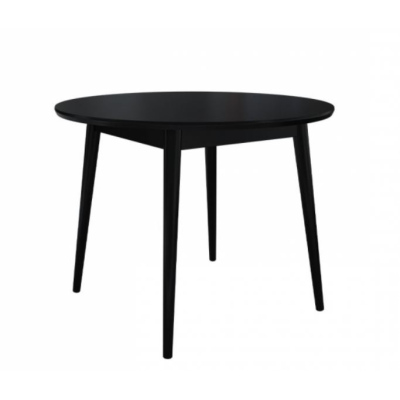 Kulatý jídelní stůl OLMIO - černý